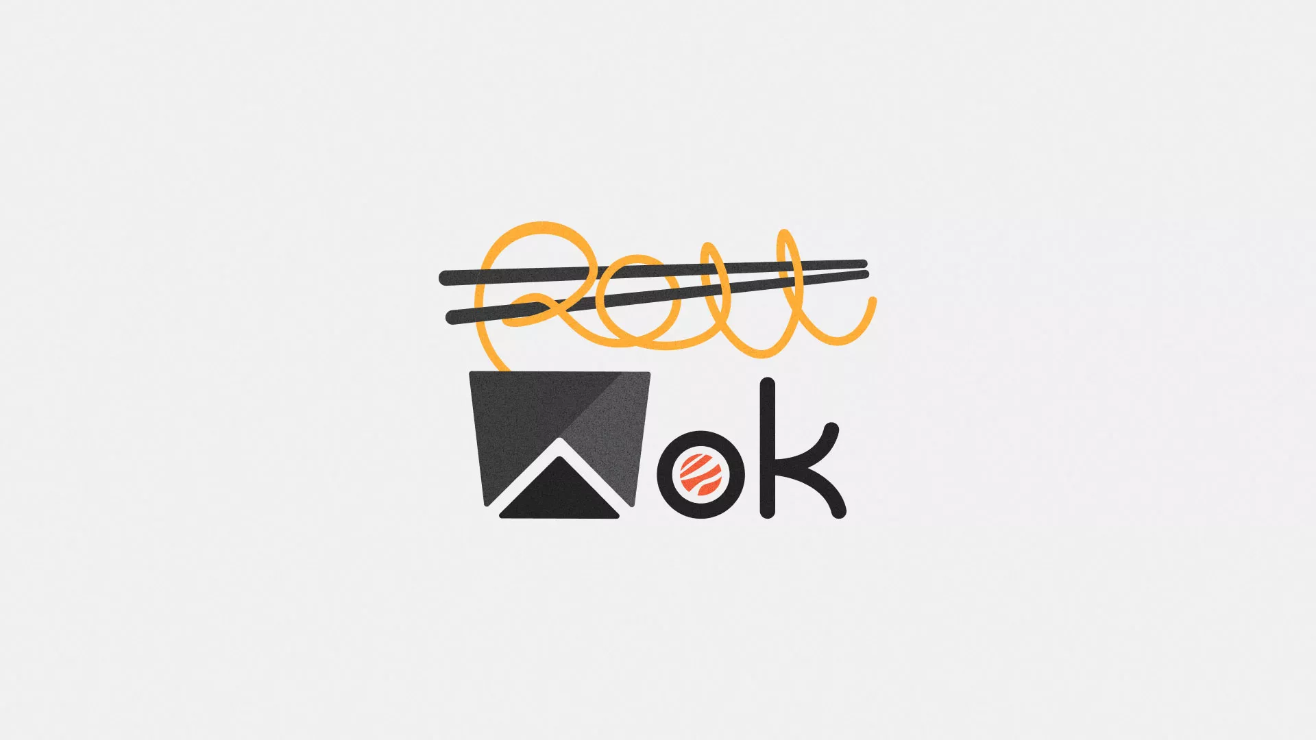 Разработка логотипа в Очёре для суши-бара «Roll Wok Club» Разработка логотипа в Очёре для суши-бара «Roll Wok Club»